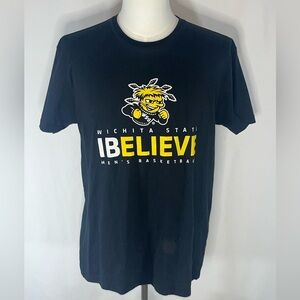 Next Level Wichita State Shockers I Believe Mens Basketball Graphic Shirt Large